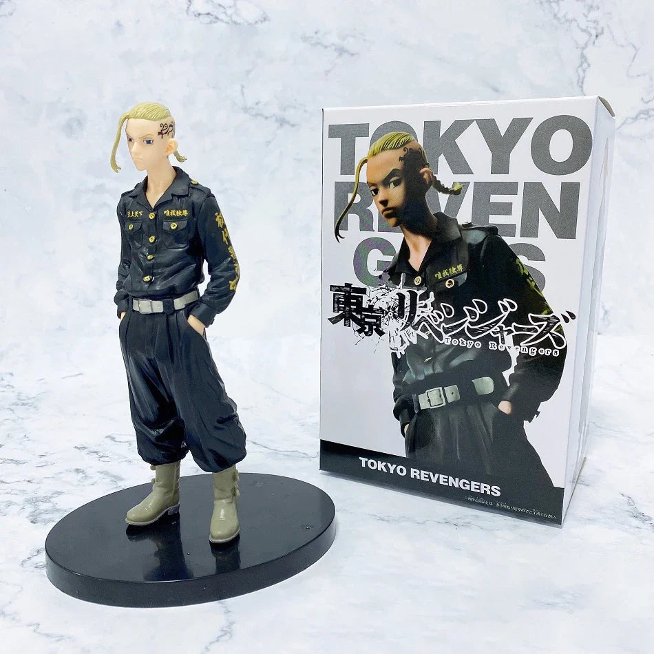 18cm 5pcs Tokyo Avengers Animation Peripheral Hanagaki Martial Arts Venue Keisuke Hanma Shuji Lin Ryohei Figure Christmas Gift