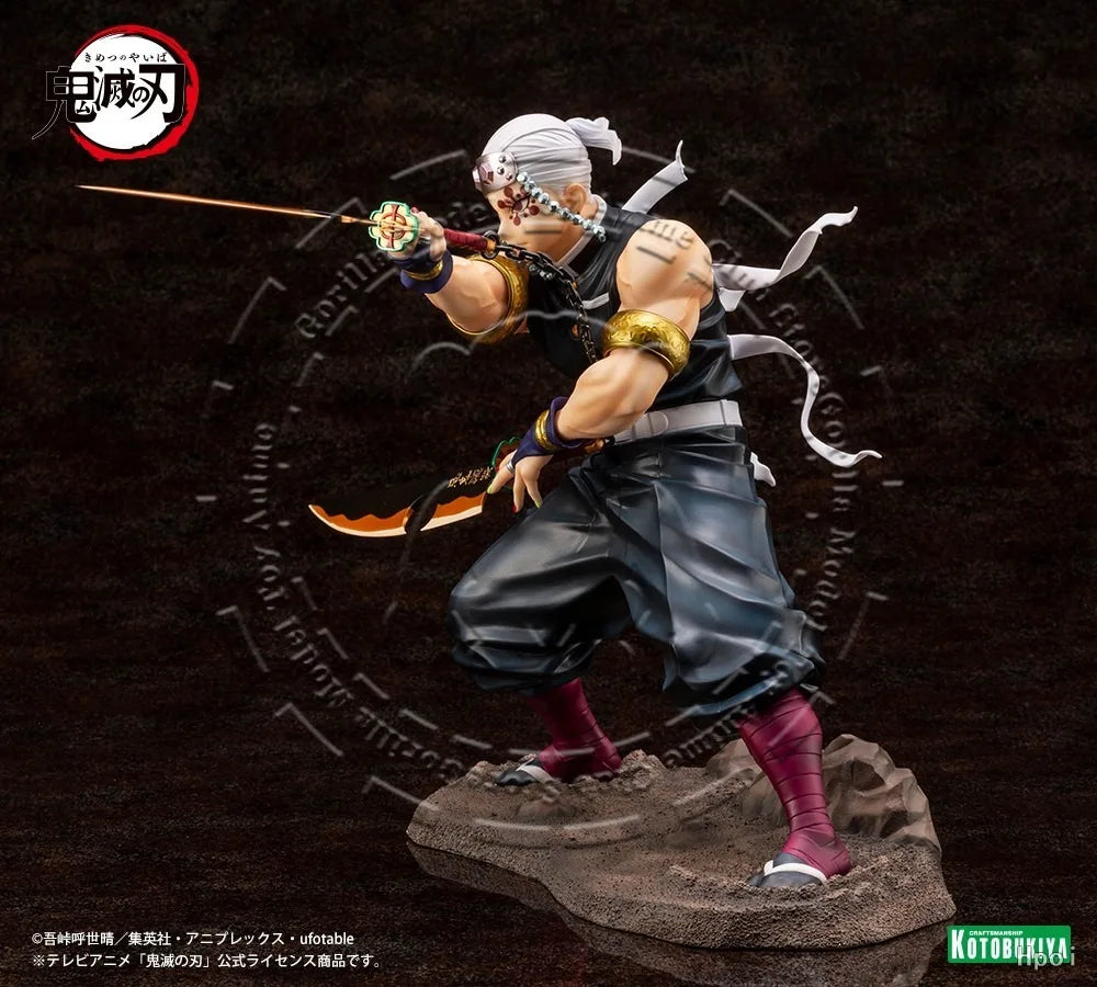 In Stock Original Genuine KOTOBUKIYA ARTFX J Demon Slayer Kimetsu no Yaiba Uzui Tengen 233mm Figure Statue Anime Collectible