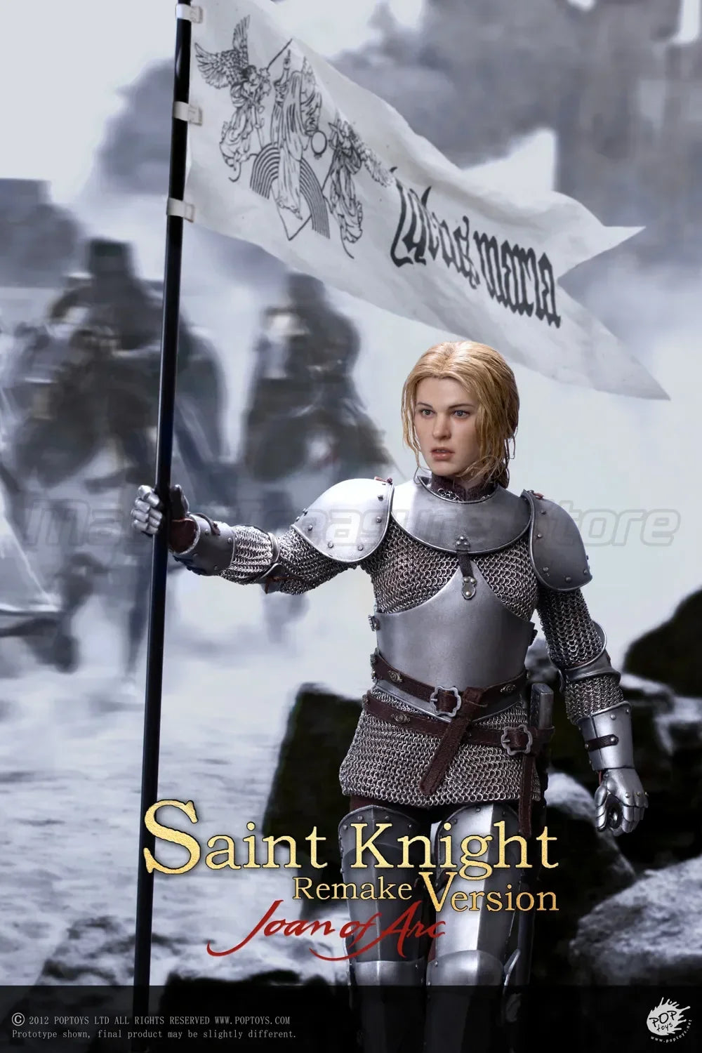 【MT】Original POPTOYS EX047 Holy Knight Joan of Arc 2.0 10th Anniversary Edition 1/6 Action Figure Model Collection