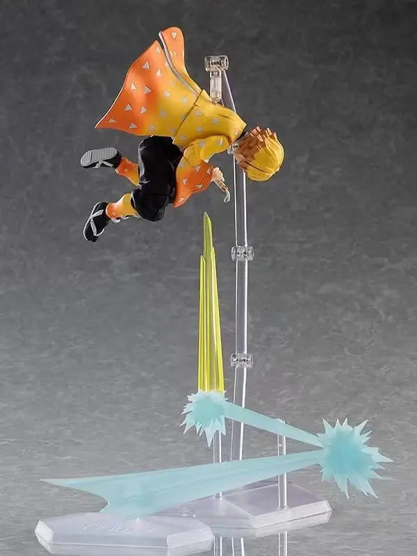 15cm Demon Slayer Anime Figures Agatsuma Zenitsu Action Figure model Doll Collection Toys Gifts
