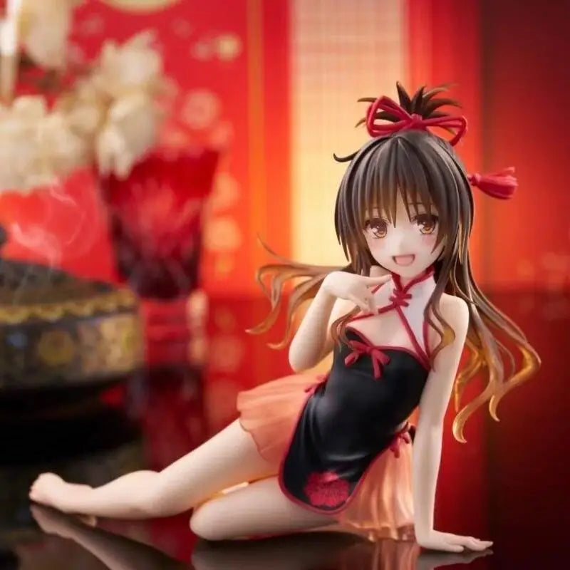 Genuine Original In Stock Taito To Love-Ru Darkness Desktop Cute Yuuki Mikan China Dress Ver Figure Model Collector Figurine Toy