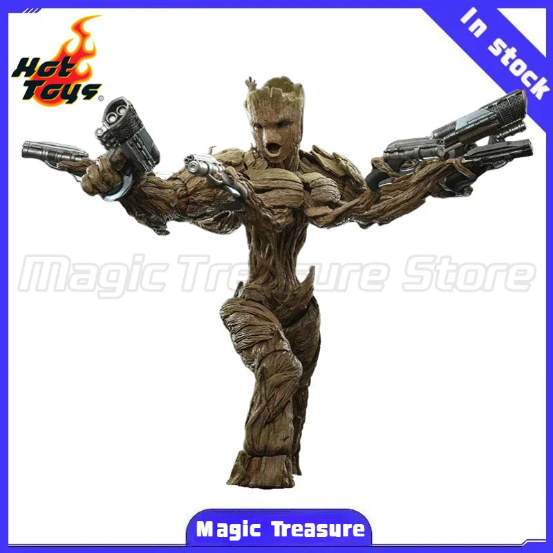 Hot Toys MMS706 MMS707 Marvel Guardians of The Galaxy 3 Groot Sammelfigur im Maßstab 1:6 Filmcharakter Modell Spielzeug Geschenk