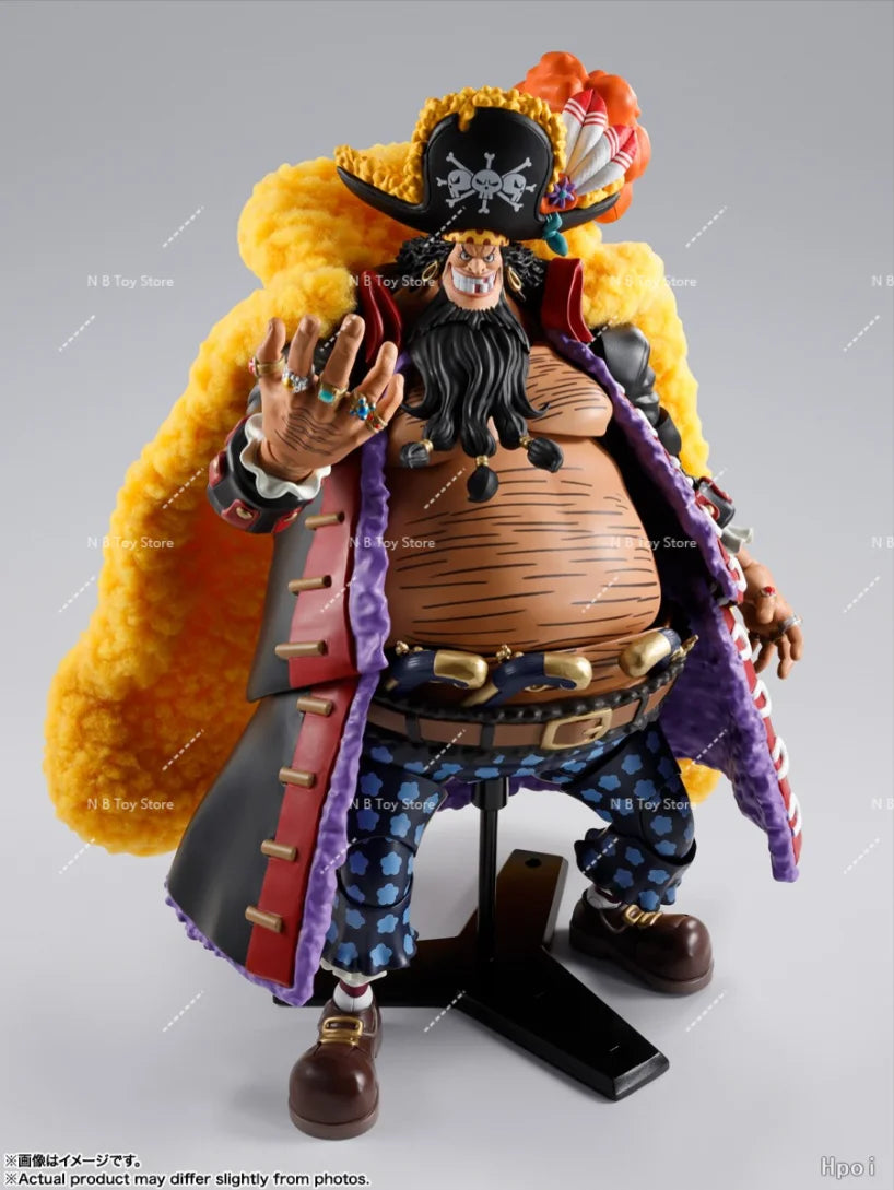 In Stock Bandai S.H.Figuarts Marshall D. Teach - The Four Emperors Barbanegra 24CM PVC Figurine Collectible Model Toy for Gift