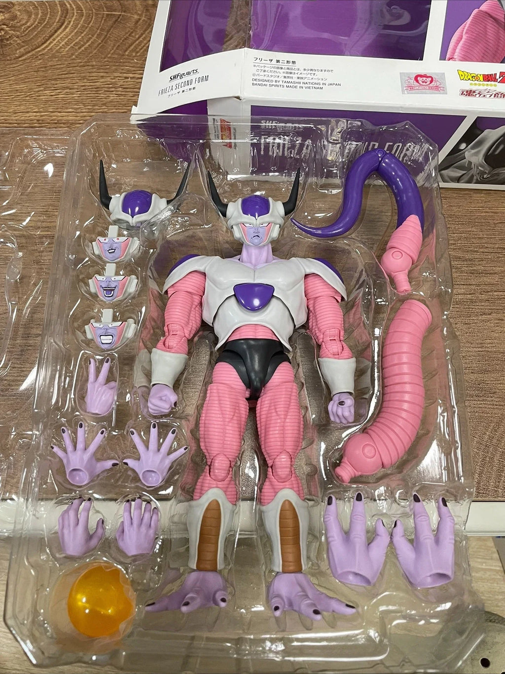 New Original Bandai Shf Dragon Ball Z Frieza Second Form Anime Figure Model Collection Toy Gift Anime Figure Model Toy in Stock