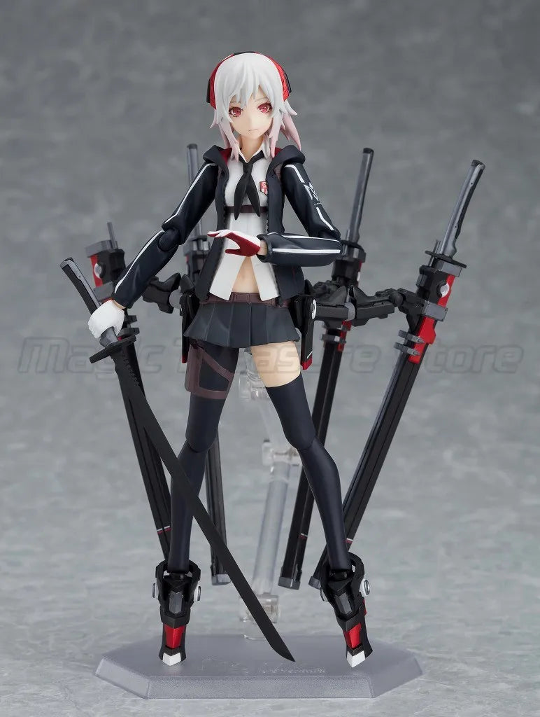 【MT】Original Max Factory Figma #422 High School Girl with Heavy Armor Four 1/12 Action Figure Model Collection