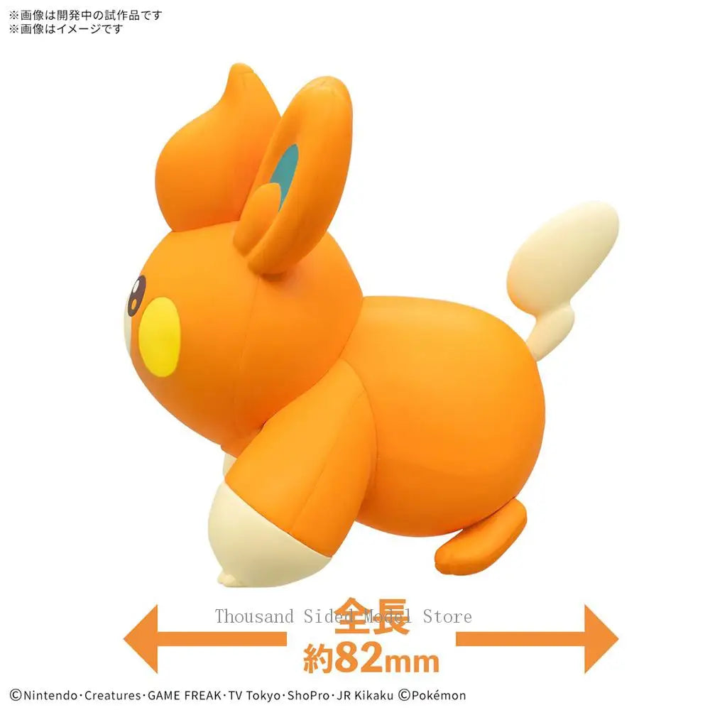 Original Bandai Pokemon Pawmi Assembly Model Collection Pamo Pocket Monsters Pokepla Quick!! 22 Q-Version Anime Figure Toys