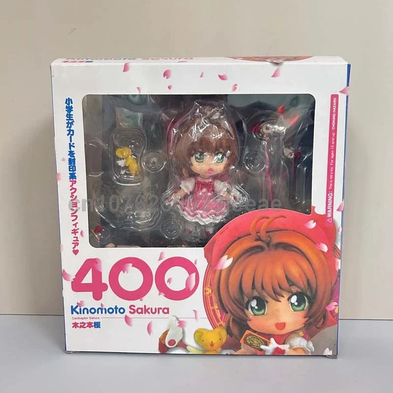 Card Captor Sakura Li Syaoran 763 Kinomoto Sakura 400 PVC Action Figure Model Toy Q Version Joint Movable Doll