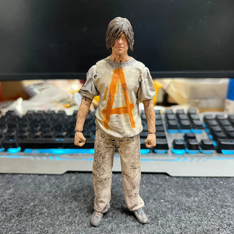 Walking Dead movie series around hand do prison clothes crossbow Godaryl 8 generation 5 inches can do action figure toys