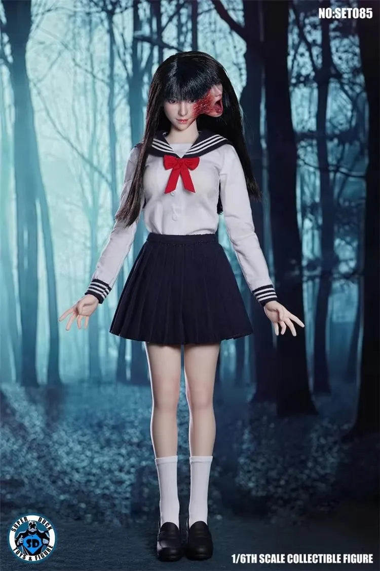 SUPER DUCK SET085 1/6 Soldier Horror Girl Full Set 12'' Action Figure Model Toy In Stock