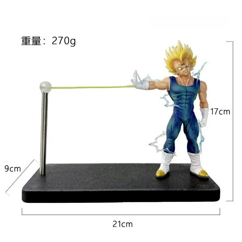 Vegeta Super Saiyan Magnetic Night Light Dragon Ball Z Anime Figure Kids Christmas Birthday Gift Study Goku Ambient Light‌