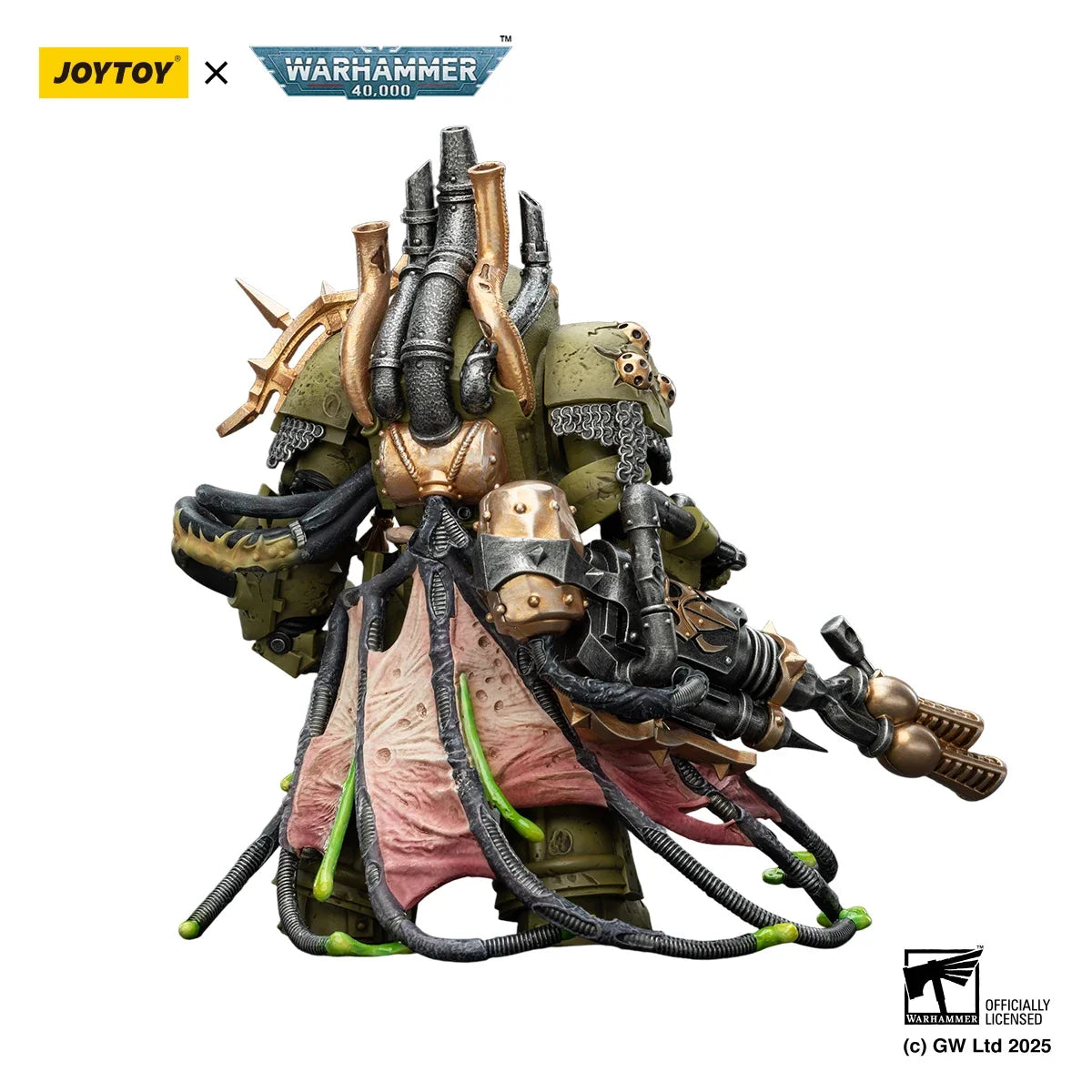 [Pre-order]JOYTOY Warhammer 40,000 1/18 Action Figure Death Guard Foul Blightspawn&Lord of Virulence 2PCS Model