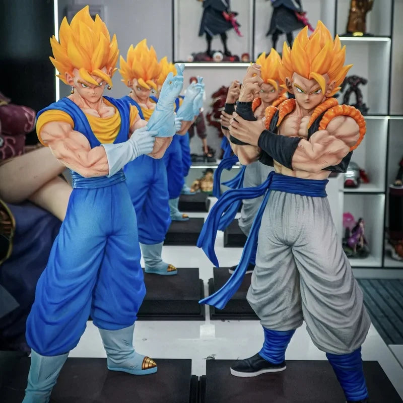 50cm Dragon Ball 2% Vegito Gogeta standing position JT Studio Son Goku Vegeta Anime Figure Statue Desktop Decoration Gift