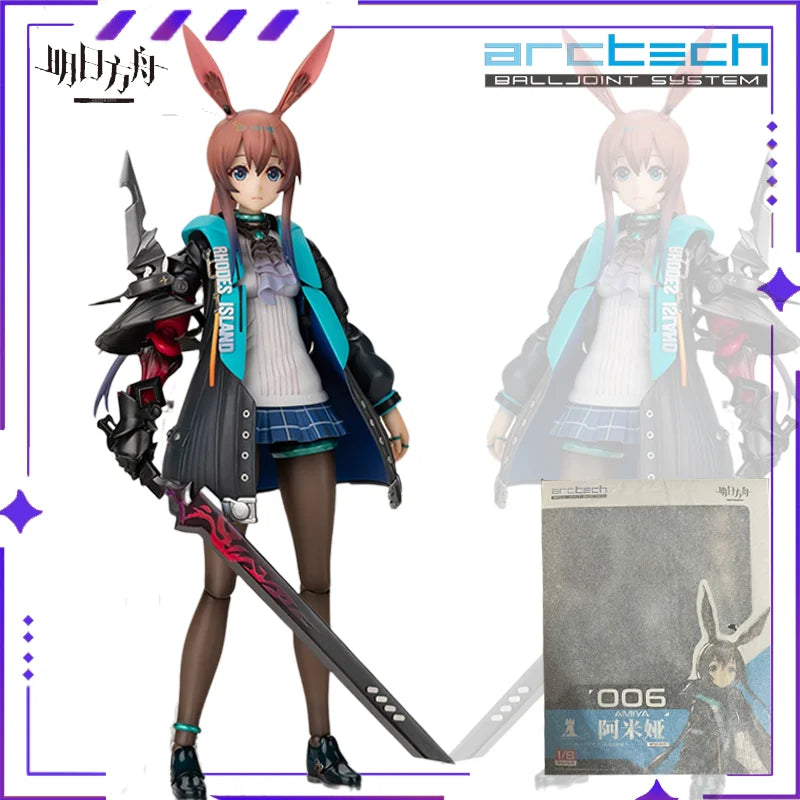 APEX-TOYS Kreiert ARCTECH Bewegliche Serie 1/8 Arknights Asura Bewegliches Gelenkmodell Geschenk Bewegliche Puppe Sammlerstück