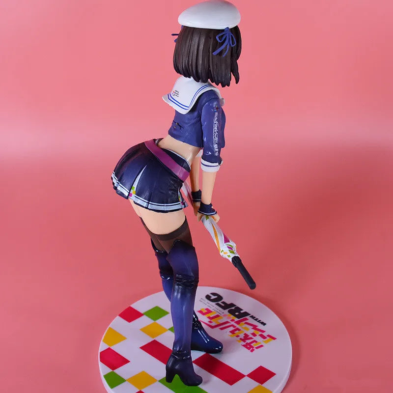 22cm Megumi Kato Racing Sexy Anime Figure Saekano How to Raise a Boring Girlfriend Fine Action Figure Megumi Kato Figurine Toys