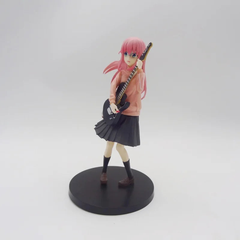 15CM Anime Bocchi the Rock! Gotou Hitori Figure Guitar Performance Scene Model Toy Gift Collection Ornament Action Figure PVC