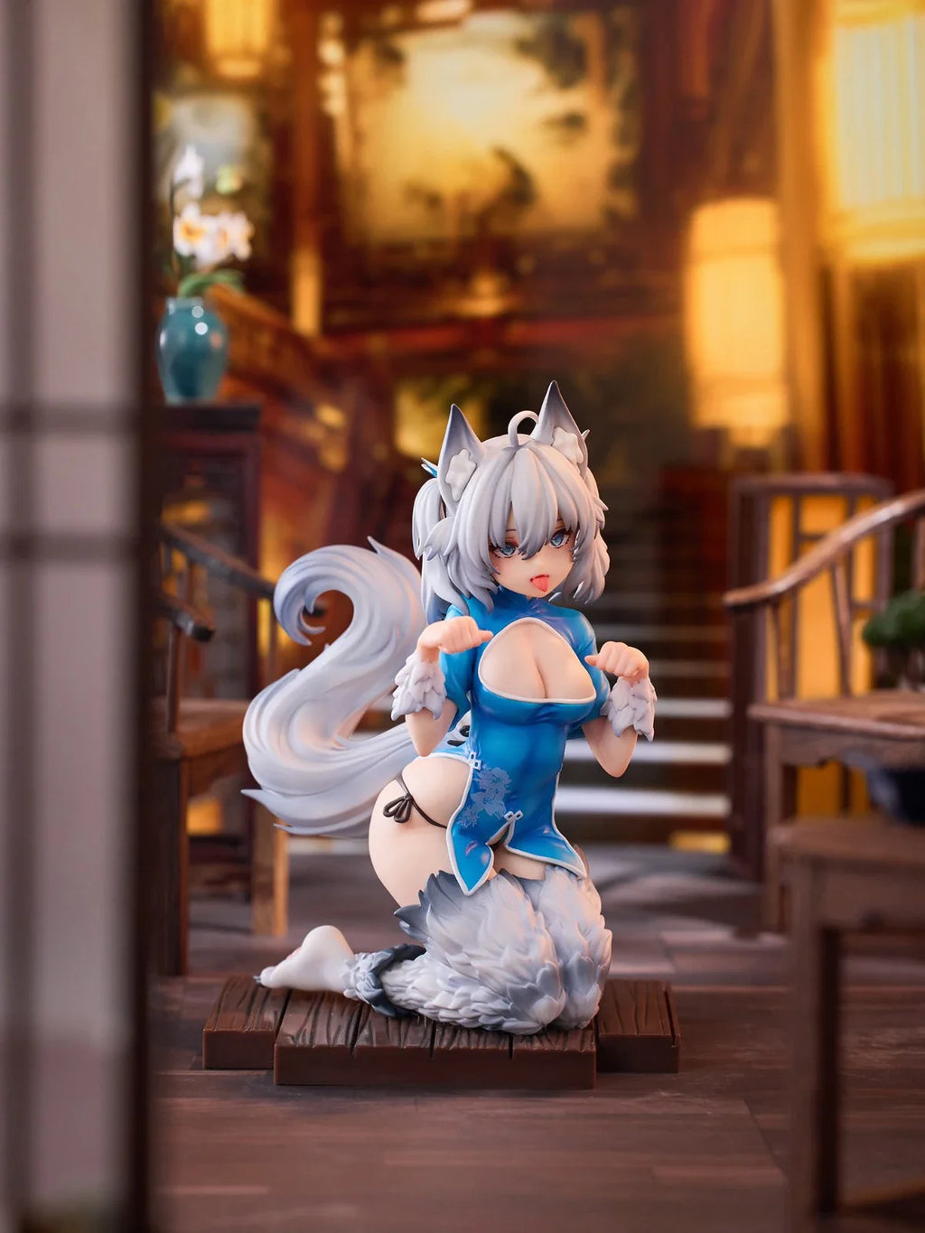 Original Genuine AniMester KADOKAWA Prepainted Kaifuku Jutsushi No Yarinaoshi Setsuna 1/7 H=155mm Anime Girl Model Figure Gift