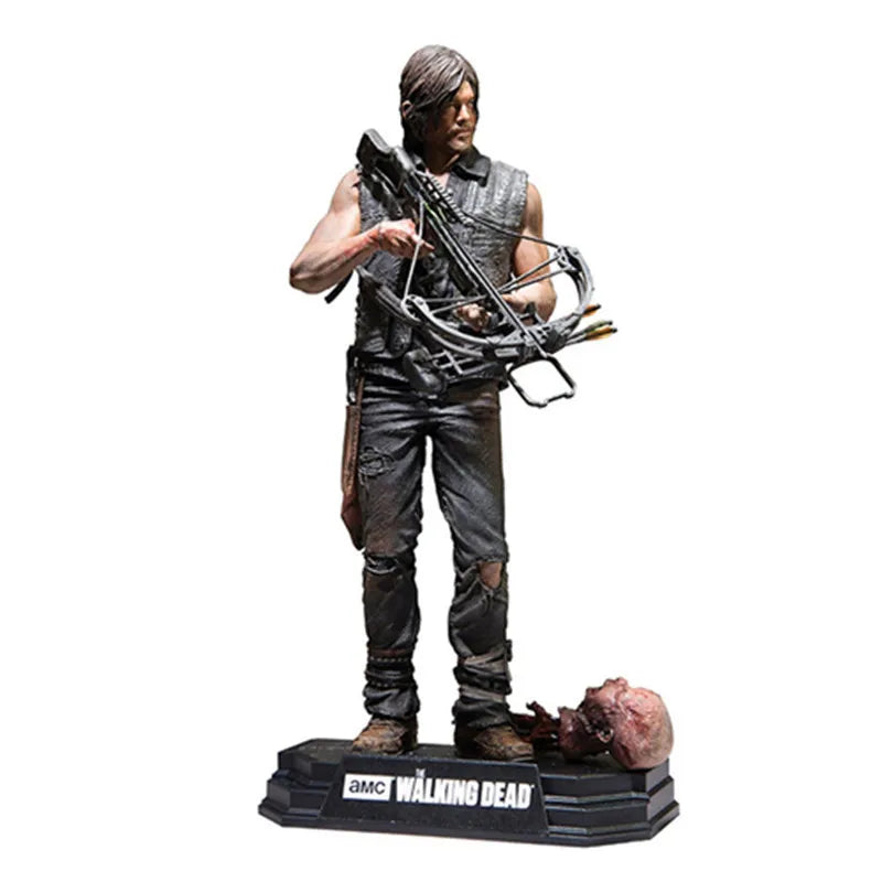 24cm movie doll Walking Dead Action Figure Toy doll High Quality peripheral Figure Toy PVC model Collect Gift game Desktop