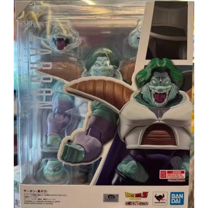 Original Bandai S.H.Figuarts Zarbon True Power Figure from Dragon Ball Z Figure Anime Action Model Figurals Brinquedos Toys AS
