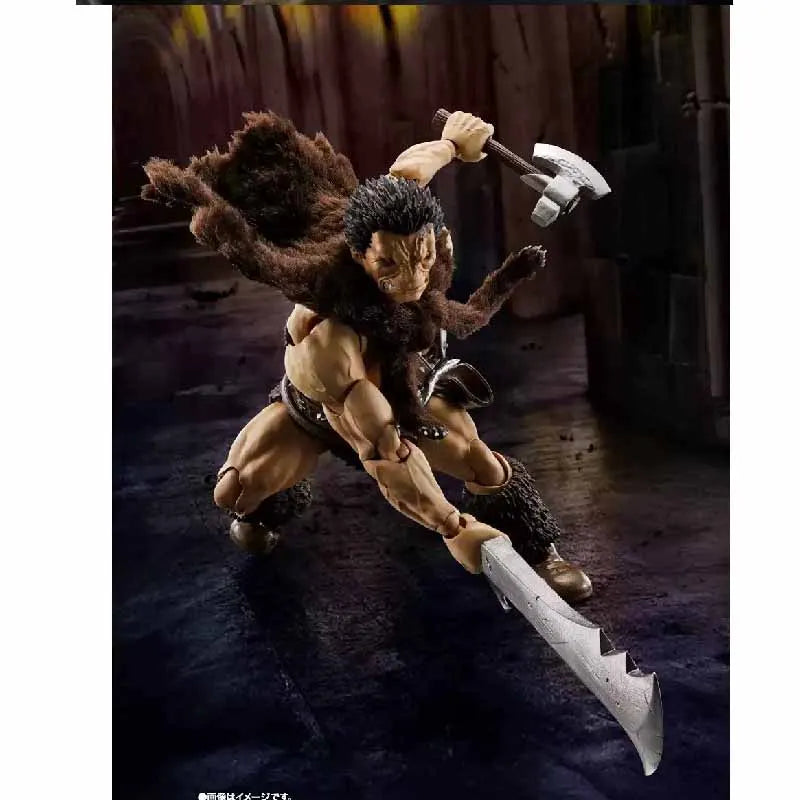 Bandai Original SHF Anime Figure BERSERK NOSFER ATU ZODD Action Figure Toys For Boys /Girls /Kids /Christmas Gift