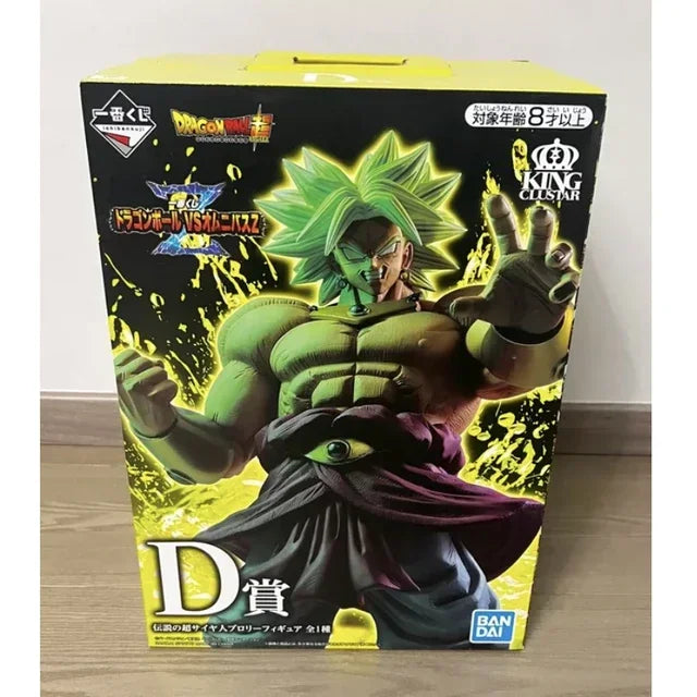 Bandai Action Figures Ichibansho Kuji Super Saiyan Broly Dragon Ball Z Anime Figure PVC Gifts Collectible Model Toys
