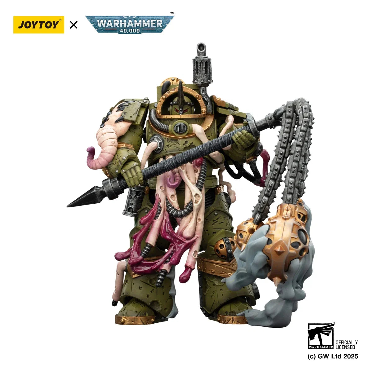 [Pre-order]JOYTOY Warhammer 40K 1/18 Action Figure Abaddon the Despoiler&Death Guard 3PCS&Heavy Relic Primus Armor 3PCS Model