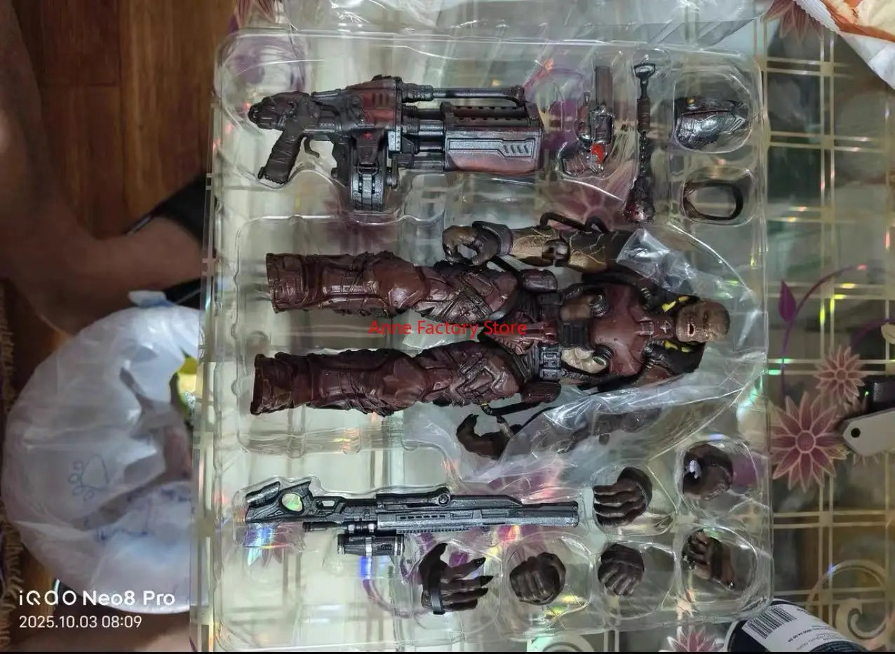 Spot Goods Storm Collectibles Gears of War LOCUST DISCIPLE 1/12 Action Figure Model Toy
