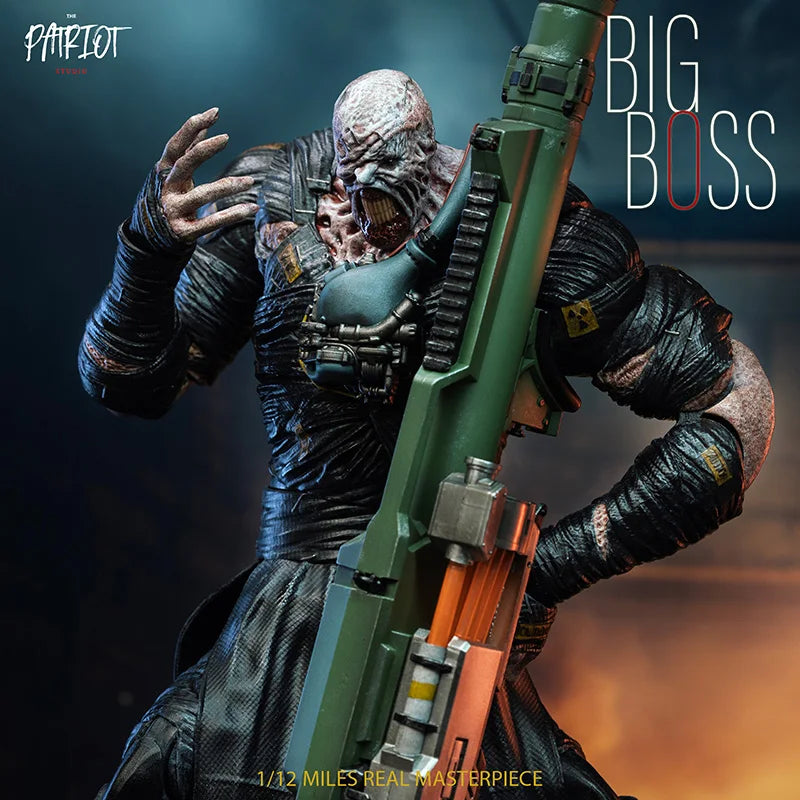In Stock Genuine Patriot Studio Resident Evil Nemesis-T Type /Big Boss Model 22cm Pvc Action Figure Figure Decoration Gift