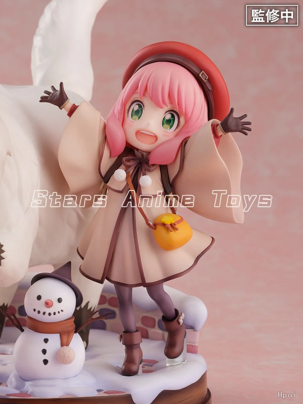 Original SSF SPY×FAMILY CODE: White ANYA FORGER and BOND FORGER 1/7 Ornaments Anime Figures Toy