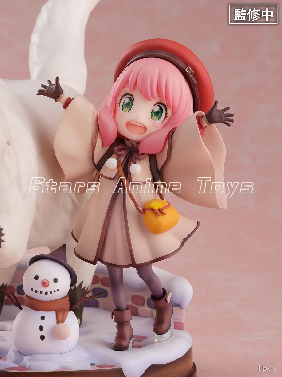 Original SSF SPY×FAMILY CODE: White ANYA FORGER and BOND FORGER 1/7 Ornaments Anime Figures Toy