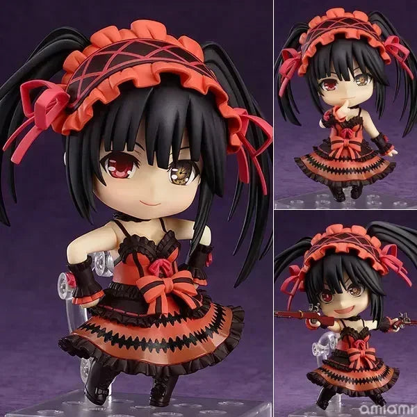 11cm Date A Live V Sexy Anime Girl Figure Kurumi Tokisaki Nightwear Action Figure Tohka Yatogami/Yoshino Figurine Model Doll Toy