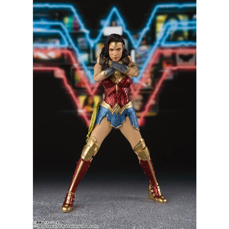 100% Original Bandai S.H.Figuarts SHF Wonder Woman WW84 Wonder Woman 1984 In Stock Anime Action Collection Figures Model Toys