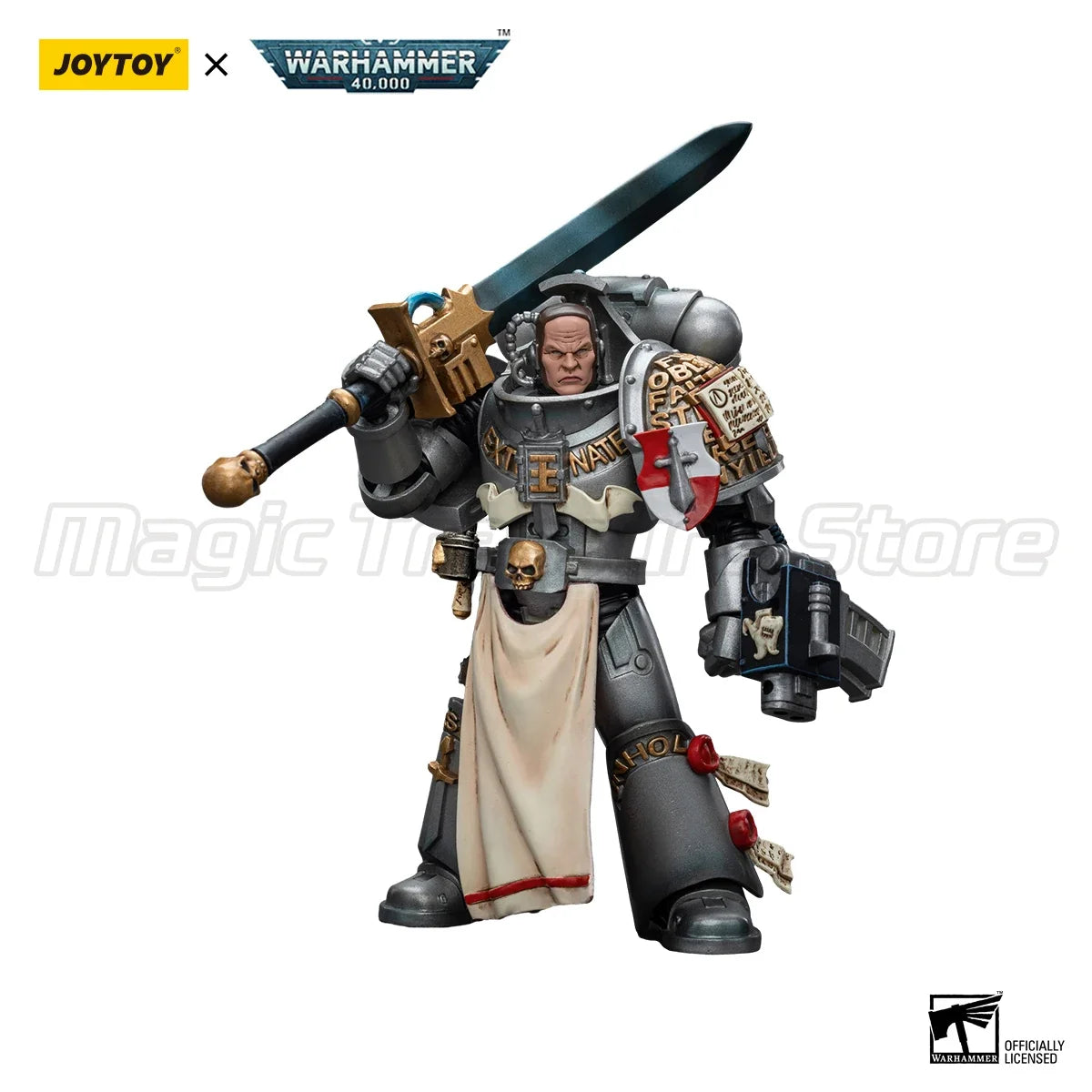 【MT】JOYTOY Warhammer 40K Grey Knights Strike Squad Justicar Model Toy  1/18 Action Figure