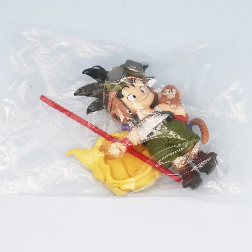 16cm Anime Dragon Ball Son Goku Figure With Monkey Kid Goku Action Figure Pvc Statue Collection Model Toys Gifts