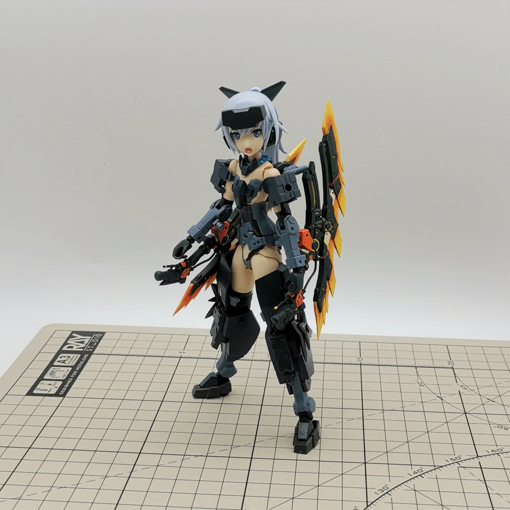【No Figure】1/12 Scale Female Warrior Resin 3D Unpainted Accessor Mechanical Sword  Fit Kotobukiya Model For Collection