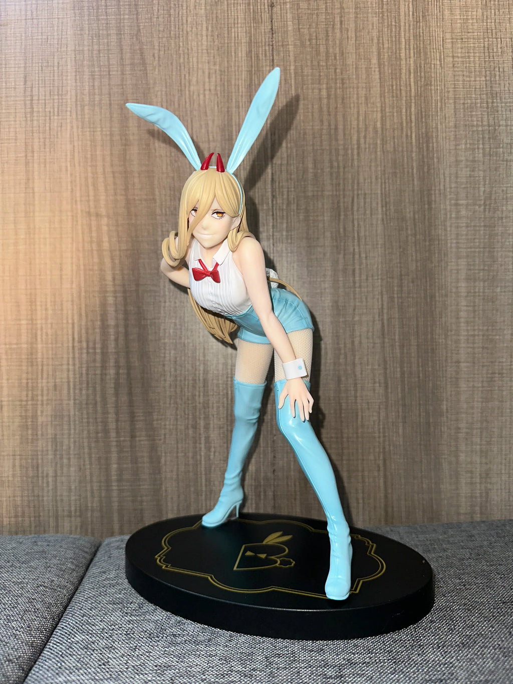 Furyu Chainsaw Man Makima Red Bunny PVC Model Anime Collectible Figure Power Blue Version Bicute Bunnies in Stock Action Toy
