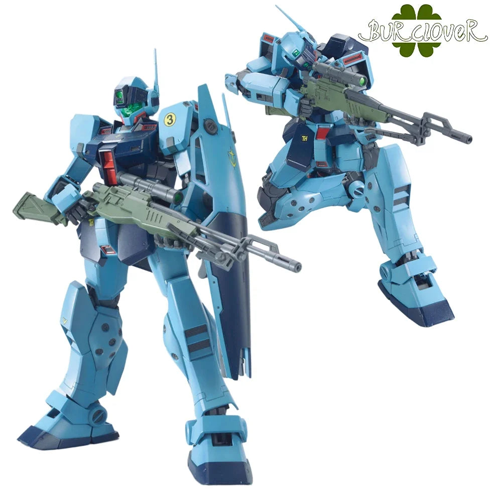 BANDAI Original GUNDAM Series Assembly Model MG 1/100 RGM-79SP GM Sniper II Anime character Movable figurines Children's toys