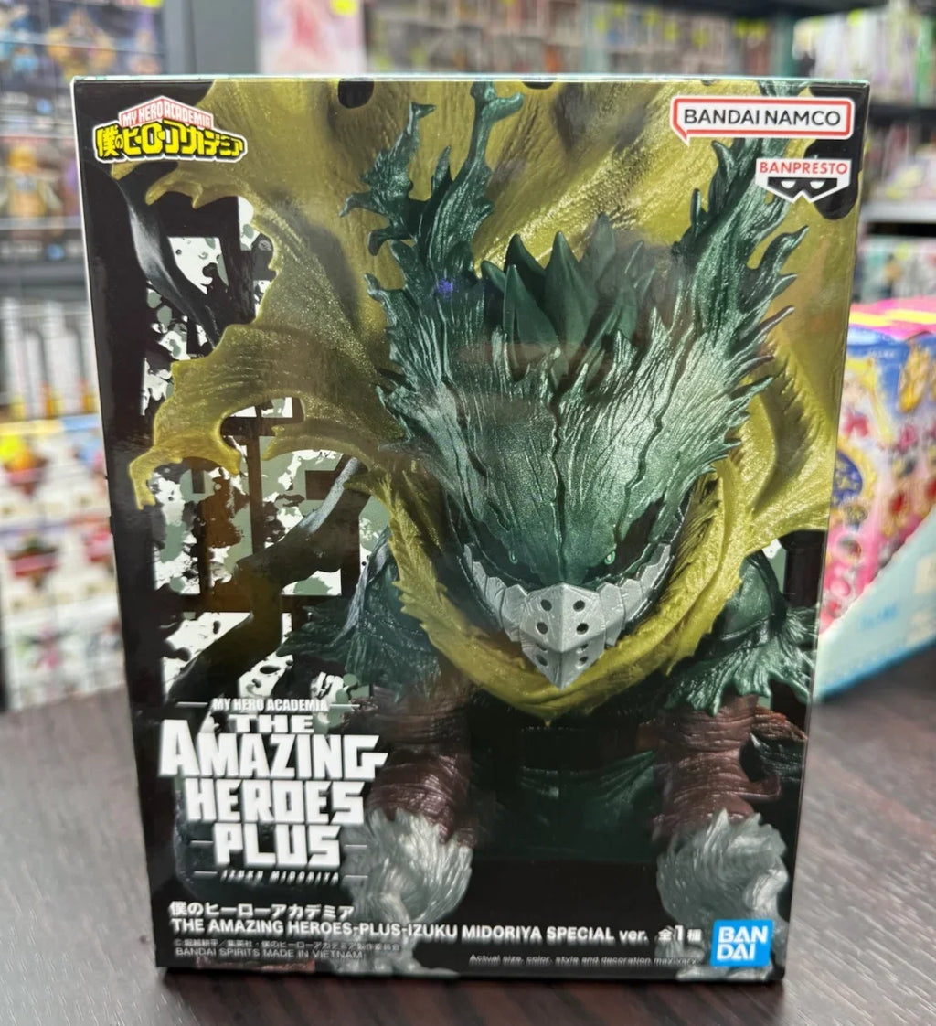 In Stock Original BANPRESTO THE AMAZING HEROES PLUS My Hero Academia Special Ver Izuku Midoriya Figure Action Anime Model Toy