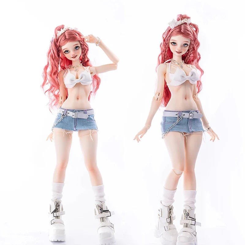 1/4 MianMian Body-Only Figurine (Busty with A Slim Waist) Ball-Jointed Body, Handmade Artistic Unclothed Resin Sculpt