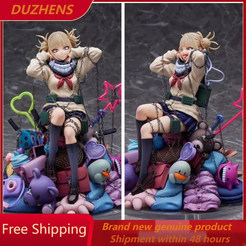 In stock Genuine My Hero Academia Toga Himiko Villain VER.PVC Action Anime Figure Model Toys Figure Collection Doll Gift