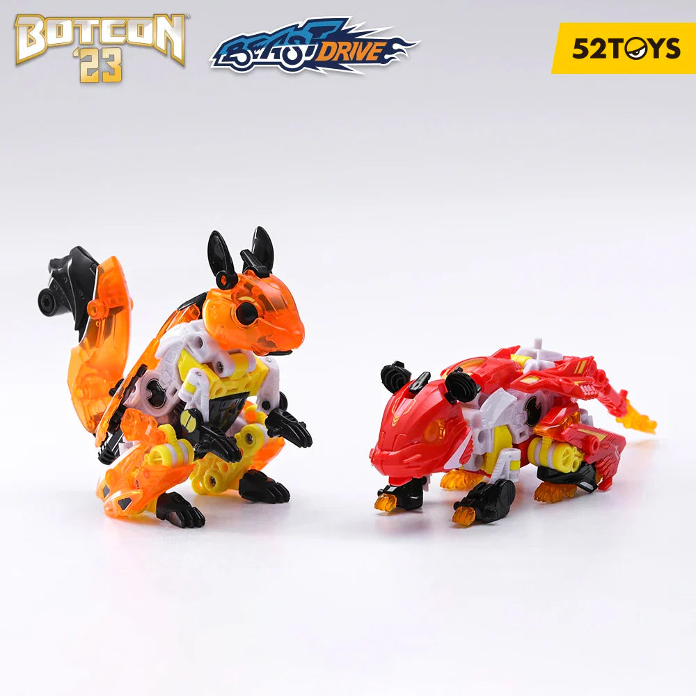52TOYS BOTCON Limited Edition BD-03 & BD-09 Verwandlungsroboter, verwandelbar in Mecha und Würfel, Actionfigur, Sammlergeschenk