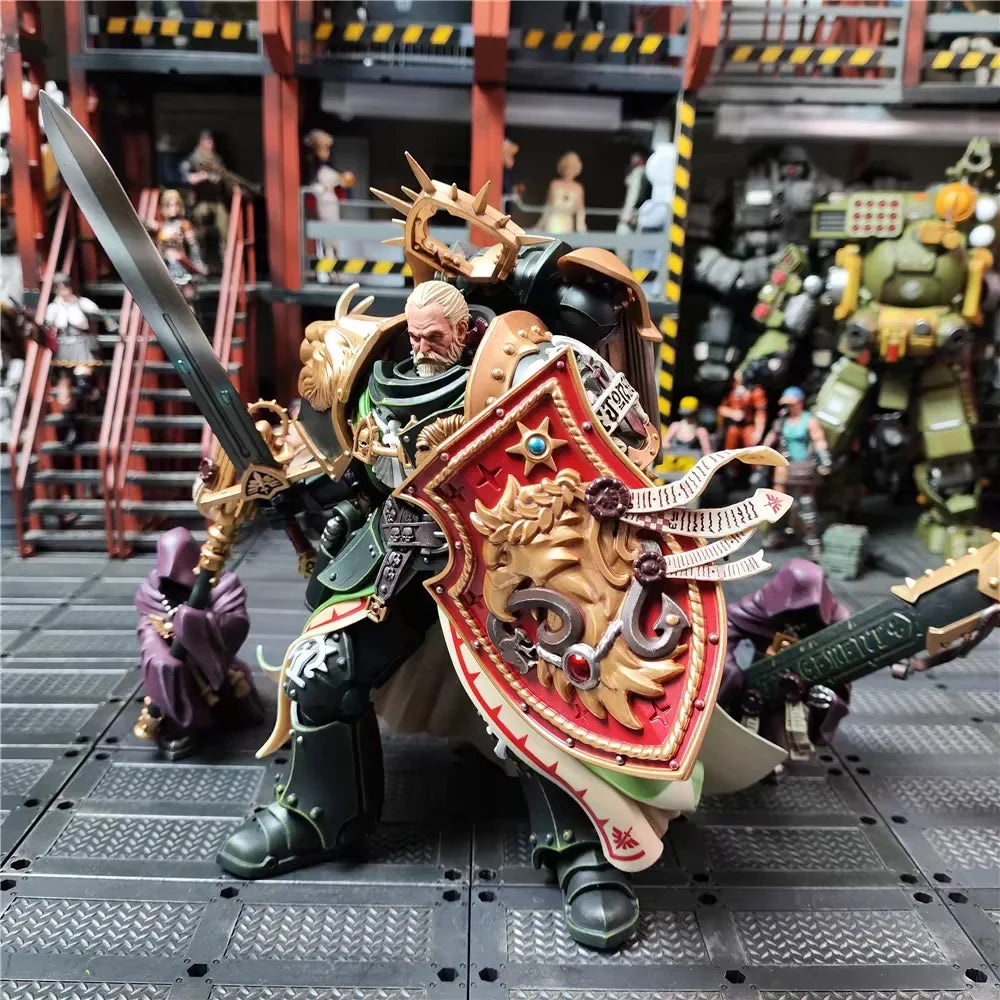 【In Stock】JOYTOY Warhammer 40k 1/18 Action Figure Dark Angels Primarch Lion Jonson Anime Collection Model Toys Gift