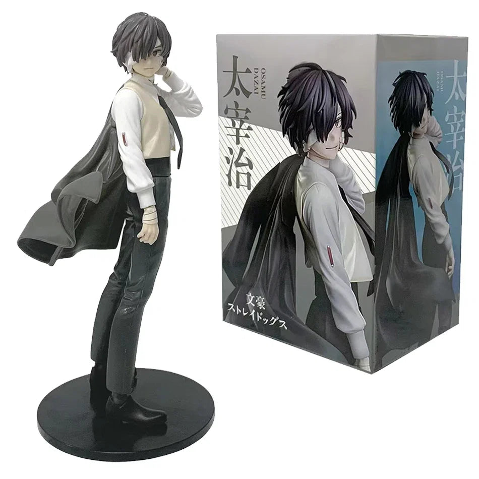 22CM Bungou Stray Dogs Anime Figure Youth Dazai Osamu Action Figure Nakahara Chuuya Figurine PVC Collection Model Doll Toys
