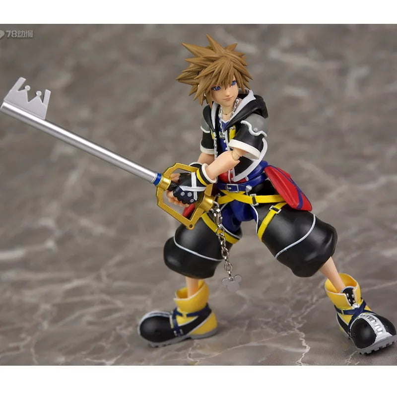 BANDAI GENUINE ORIGINAL SHF AMERICAN SERIES THE HEART OF THE KINGDOM 2 SOLA GOOFY DONALD  Action Figure Toys For Boys Girls