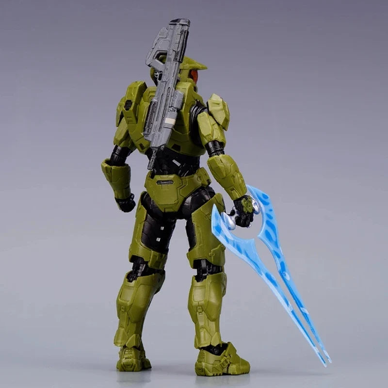 Game 18CM RE:EDIT Reach 1/12 SCALE MASTER CHIEF MJOLNIR MARK V1 Articulated Action Figurine Collectible Ornaments Cool Boys Gift