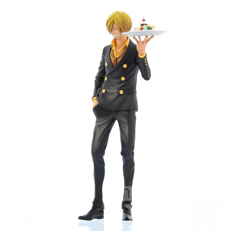 Bandai Original Banpresto Anime One Piece GRANDISTA NERO Sanji Action Figures Collection Doll Toys