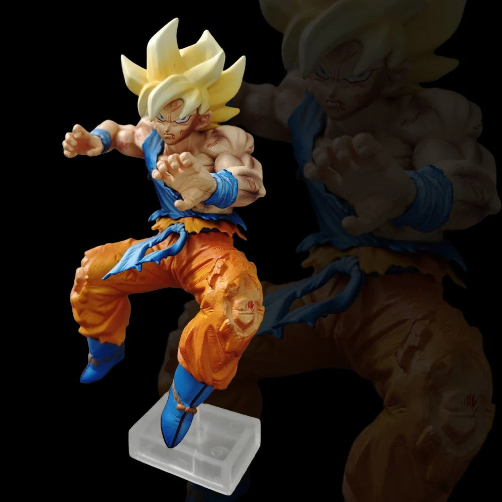 Hot Dragon Ball Son Goku Super Saiyan Anime Figure 22cm Goku DBZ Action Figure Model Gifts Collectible Figurines for Kids