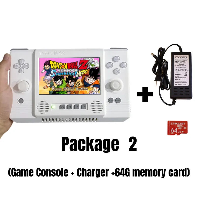 2023 NEW 5 Inch HD Screen Handheld Game Console Player Portable Game Player Built-in PS2/PS1 Vintage Games For Support AV Output