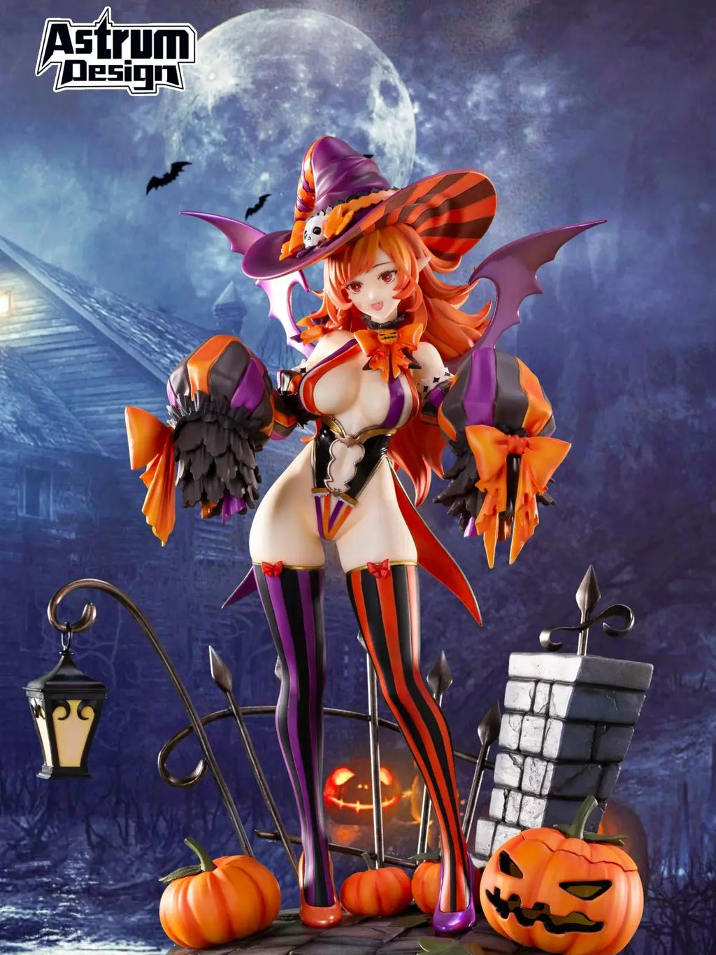 Judai 27cm Original Astrum Design Halloween Succubus Deluxe Edition PVC Action Figure Model Toys