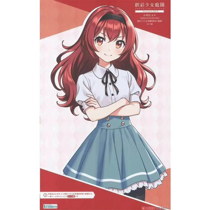 Kotobukiya Creative Color Girls Garden Model Kit Sousaishojoteien Emma Koishikawa Anime Figure Action Figures Toys For Boys Gift