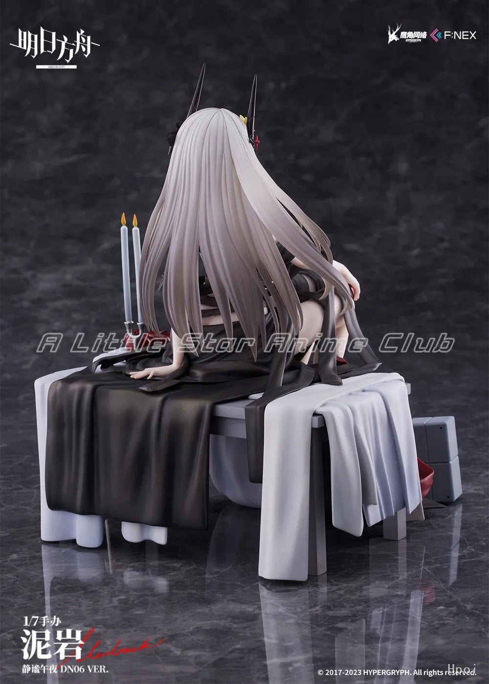 In Stock Original  F:NEX Arknights Mudrock Quiet Midnight DN06  1/7 Animation Figure Model Collection Gift Toys